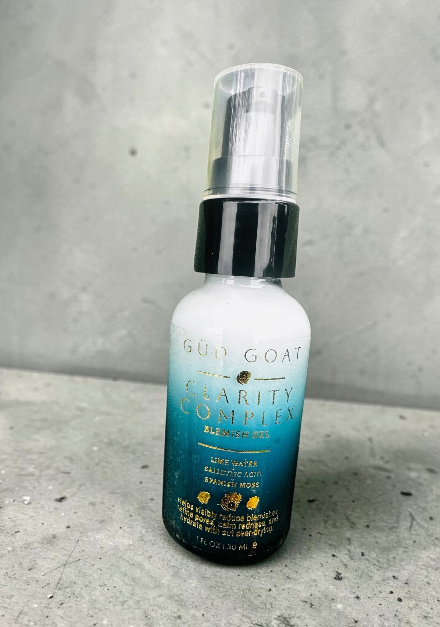Clarity Complex Blemish Gel | Luxury Botanical Salicylic Acid Treatment | GÜD GOAT
