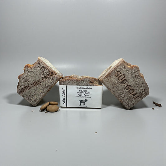 Sulfur + Willow Bark Anti-Acne Facial Bar
