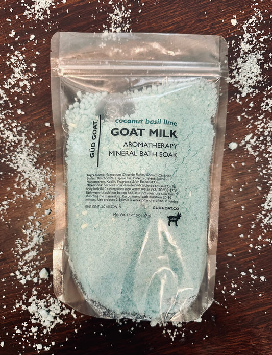 MAGNESIUM & SULFUR  GOAT MILK BATH SOAK
